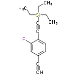 InChI=1/C16H19FSi/c1-5-14-9-10-15(16(17)13-14)11-12-18(6-2,7-3)8-4/h1,9-10,13H,6-8H2,2-4H3