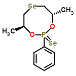 InChI=1/C12H17O2PSe2/c1-10-8-17-9-11(2)14-15(16,13-10)12-6-4-3-5-7-12/h3-7,10-11H,8-9H2,1-2H3/t10-,11-/m0/s1