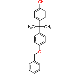 InChI=1/C22H22O2/c1-22(2,18-8-12-20(23)13-9-18)19-10-14-21(15-11-19)24-16-17-6-4-3-5-7-17/h3-15,23H,16H2,1-2H3