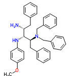 InChI=1/C38H41N3O/c1-42-35-24-22-34(23-25-35)40-38(36(39)26-30-14-6-2-7-15-30)37(27-31-16-8-3-9-17-31)41(28-32-18-10-4-11-19-32)29-33-20-12-5-13-21-33/h2-25,36-38,40H,26-29,39H2,1H3/t36-,37+,38-/m1/s1