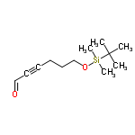 InChI=1/C12H22O2Si/c1-12(2,3)15(4,5)14-11-9-7-6-8-10-13/h10H,7,9,11H2,1-5H3