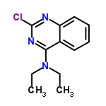 InChI=1/C12H14ClN3/c1-3-16(4-2)11-9-7-5-6-8-10(9)14-12(13)15-11/h5-8H,3-4H2,1-2H3