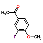 InChI=1/C9H9IO2/c1-6(11)7-3-4-9(12-2)8(10)5-7/h3-5H,1-2H3