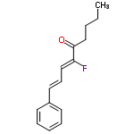 InChI=1/C15H17FO/c1-2-3-12-15(17)14(16)11-7-10-13-8-5-4-6-9-13/h4-11H,2-3,12H2,1H3/b10-7+,14-11-