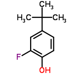 InChI=1/C10H13FO/c1-10(2,3)7-4-5-9(12)8(11)6-7/h4-6,12H,1-3H3