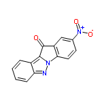 InChI=1/C14H7N3O3/c18-14-10-7-8(17(19)20)5-6-12(10)16-13(14)9-3-1-2-4-11(9)15-16/h1-7H