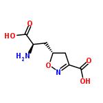 InChI=1/C7H10N2O5/c8-4(6(10)11)1-3-2-5(7(12)13)9-14-3/h3-4H,1-2,8H2,(H,10,11)(H,12,13)/t3-,4-/m1/s1