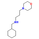 InChI=1/C14H28N2O/c1-2-5-14(6-3-1)13-15-7-4-8-16-9-11-17-12-10-16/h14-15H,1-13H2