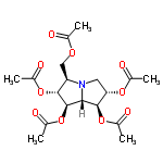 InChI=1/C18H25NO10/c1-8(20)25-7-13-16(27-10(3)22)18(29-12(5)24)15-17(28-11(4)23)14(6-19(13)15)26-9(2)21/h13-18H,6-7H2,1-5H3/t13-,14+,15-,16-,17-,18-/m1/s1