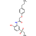 InChI=1/C19H23NO5S/c1-3-5-14-6-8-15(9-7-14)25-13-19(22)20-17-12-16(10-11-18(17)21)26(23,24)4-2/h6-12,21H,3-5,13H2,1-2H3,(H,20,22)