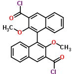 InChI=1/C24H16Cl2O4/c1-29-21-17(23(25)27)11-13-7-3-5-9-15(13)19(21)20-16-10-6-4-8-14(16)12-18(24(26)28)22(20)30-2/h3-12H,1-2H3