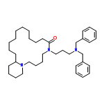 InChI=1/C37H57N3O/c41-37-26-14-6-4-2-1-3-5-13-24-36-25-15-16-28-39(36)29-17-18-30-40(37)31-19-27-38(32-34-20-9-7-10-21-34)33-35-22-11-8-12-23-35/h7-12,20-23,36H,1-6,13-19,24-33H2