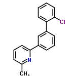 InChI=1/C18H14ClN/c1-13-6-4-11-18(20-13)15-8-5-7-14(12-15)16-9-2-3-10-17(16)19/h2-12H,1H3