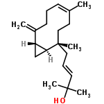 InChI=1/C20H32O/c1-15-8-6-9-16(2)17-14-18(17)20(5,13-10-15)12-7-11-19(3,4)21/h7-8,11,17-18,21H,2,6,9-10,12-14H2,1,3-5H3/b11-7+,15-8-/t17-,18+,20+/m1/s1