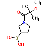 InChI=1/C9H18BNO4/c1-9(2,15-3)8(12)11-5-4-7(6-11)10(13)14/h7,13-14H,4-6H2,1-3H3