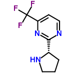 InChI=1/C9H10F3N3/c10-9(11,12)7-3-5-14-8(15-7)6-2-1-4-13-6/h3,5-6,13H,1-2,4H2/t6-/m0/s1