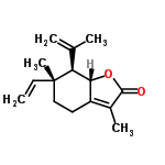 InChI=1/C15H20O2/c1-6-15(5)8-7-11-10(4)14(16)17-13(11)12(15)9(2)3/h6,12-13H,1-2,7-8H2,3-5H3/t12-,13+,15-/m0/s1