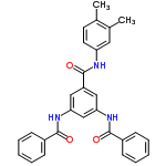 InChI=1/C29H25N3O3/c1-19-13-14-24(15-20(19)2)30-29(35)23-16-25(31-27(33)21-9-5-3-6-10-21)18-26(17-23)32-28(34)22-11-7-4-8-12-22/h3-18H,1-2H3,(H,30,35)(H,31,33)(H,32,34)