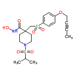 InChI=1/C20H28N2O7S2/c1-4-5-14-29-17-6-8-18(9-7-17)30(25,26)15-20(19(23)21-24)10-12-22(13-11-20)31(27,28)16(2)3/h6-9,16,24H,10-15H2,1-3H3,(H,21,23)