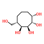 InChI=1/C9H18O5/c10-4-5-2-1-3-6(11)8(13)9(14)7(5)12/h5-14H,1-4H2/t5-,6-,7-,8-,9-/m0/s1