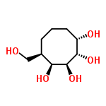 InChI=1/C9H18O5/c10-4-5-2-1-3-6(11)8(13)9(14)7(5)12/h5-14H,1-4H2/t5-,6+,7+,8+,9+/m1/s1