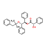 InChI=1/C32H32O4/c1-32(2,23-24-15-7-3-8-16-24)36-30(27-21-13-6-14-22-27)29(26-19-11-5-12-20-26)35-31(34)28(33)25-17-9-4-10-18-25/h3-22,28-30,33H,23H2,1-2H3/t28-,29+,30-/m0/s1