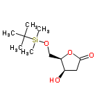 InChI=1/C11H22O4Si/c1-11(2,3)16(4,5)14-7-9-8(12)6-10(13)15-9/h8-9,12H,6-7H2,1-5H3/t8-,9-/m1/s1