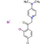 InChI=1/C15H15Cl2N2O.BrH/c1-18(2)12-5-7-19(8-6-12)10-15(20)13-4-3-11(16)9-14(13)17;/h3-9H,10H2,1-2H3;1H/q+1;/p-1