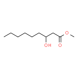 ChemSpider 2D Image | Methyl 3-hydroxynonanoate | C10H20O3
