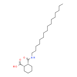 ChemSpider 2D Image | (1S,2R)-2-(Hexadecylcarbamoyl)cyclohexanecarboxylic acid | C24H45NO3