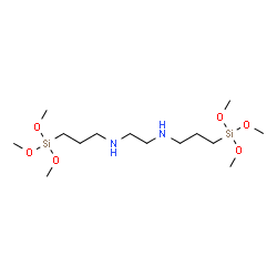 ChemSpider 2D Image | n,n'-bis(3-(trimethoxysilyl)propyl)ethylenediamine | C14H36N2O6Si2