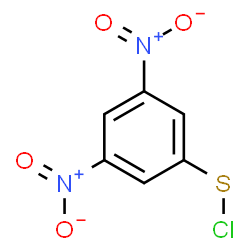 ChemSpider 2D Image | 1-(Chlorosulfanyl)-3,5-dinitrobenzene | C6H3ClN2O4S