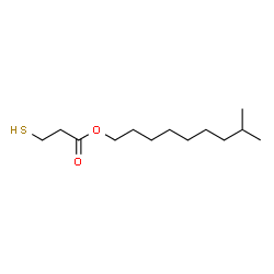 ChemSpider 2D Image | 8-Methylnonyl 3-sulfanylpropanoate | C13H26O2S