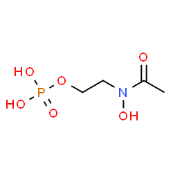 ChemSpider 2D Image | 2-[Acetyl(hydroxy)amino]ethyl dihydrogen phosphate | C4H10NO6P