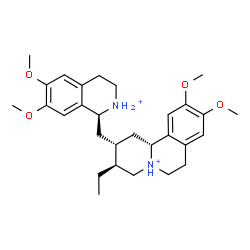 ChemSpider 2D Image | (1'beta,2alpha,3beta,14beta)-6',7',10,11-Tetramethoxyemetan-2',5-diium | C29H42N2O4
