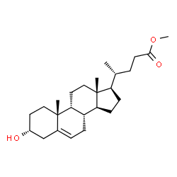 ChemSpider 2D Image | Methyl (3alpha,9beta)-3-hydroxychol-5-en-24-oate | C25H40O3