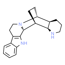 ChemSpider 2D Image | (1S,2R,15R,16S,21R)-4,14,20-Triazahexacyclo[13.6.2.0~2,14~.0~3,11~.0~5,10~.0~16,21~]tricosa-3(11),5,7,9-tetraene | C20H25N3