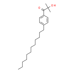 ChemSpider 2D Image | 2-Hydroxy-2-methyl-1-(4-dodecylphenyl)propanone | C22H36O2