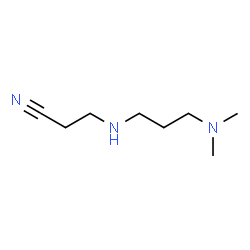ChemSpider 2D Image | 3-((3-(Dimethylamino)propyl)amino)propanenitrile | C8H17N3