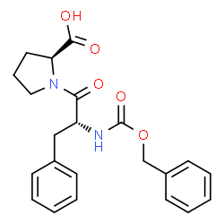 ChemSpider 2D Image | N-[(Benzyloxy)carbonyl]-D-phenylalanyl-L-proline | C22H24N2O5