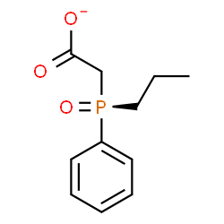 ChemSpider 2D Image | [(R)-Phenyl(propyl)phosphoryl]acetate | C11H14O3P