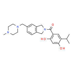 ChemSpider 2D Image | Onalespib | C24H31N3O3