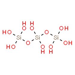 ChemSpider 2D Image | Dihydroxysilanediyl bis(trihydrogen orthosilicate) | H8O10Si3