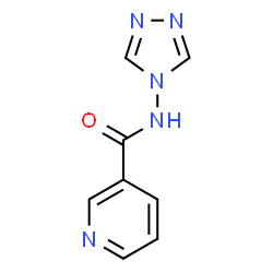 ChemSpider 2D Image | N-(4H-1,2,4-Triazol-4-yl)nicotinamide | C8H7N5O