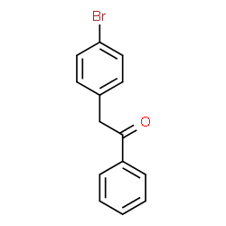 ChemSpider 2D Image | 2-(4-Bromophenyl)-1-phenylethanone | C14H11BrO