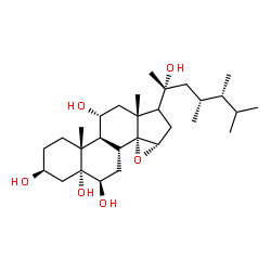 ChemSpider 2D Image | heterofuscesterol A | C29H50O6