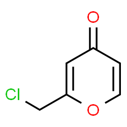 ChemSpider 2D Image | 2-(Chloromethyl)-4H-pyran-4-one | C6H5ClO2