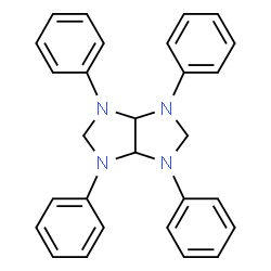 ChemSpider 2D Image | 1,3,4,6-Tetraphenyloctahydroimidazo[4,5-d]imidazole | C28H26N4