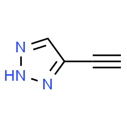 ChemSpider 2D Image | 4-Ethynyl-2H-1,2,3-triazole | C4H3N3