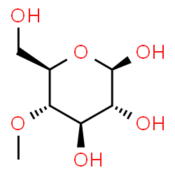 ChemSpider 2D Image | 4-O-Methyl-beta-D-glucopyranose | C7H14O6